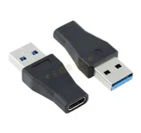 在飛比找Yahoo!奇摩拍賣優惠-USB 3.1公 轉 to Type C母轉接頭 USB 3