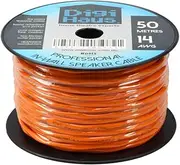 Home Theatre Premium in-Wall Speaker Cable - 2 Core 14AWG - 50m - Fire Rated
