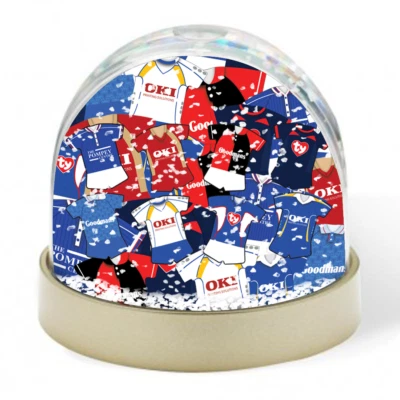 Portsmouth Retro Kit Mash Snow Globe Xmas Decoration Great Fans Gift