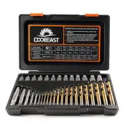 35 Pcs Screw Extractor and Left Hand Drill Bits Set, Easy Out Screw Extractor...