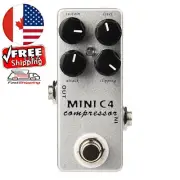 MOSKY MINI C4 Electric Guitar Bass Mini Compressor Effect Pedal True Bypass CA