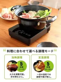 在飛比找Yahoo!奇摩拍賣優惠-日本 DRETEC 輕巧桌上型 IH 迷你電磁爐 過熱保護空