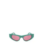 Geometric Sunglasses 53 green