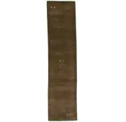 Contemporary Gabbeh Runner Rug Pictorial Tribal Modern Kitchen Carpet 3X12 ft