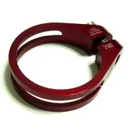 gobike88 KREX CNC red seatpost clamp, 34.9mm, 12g, CC-075A, 372
