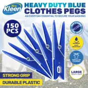 150PCS Clothes Pegs Rust Resistant Non - Staining Strong Grip Blue Xtra Kleen®