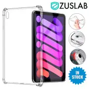 For Apple iPad mini 6th 2021 Case Zuslab Clear Slim Soft Shockproof Cover