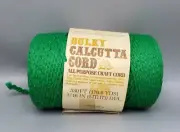 Calcutta Cord Macrame Craft Rope Vintage Green 530 ft 176.6 yds NOS