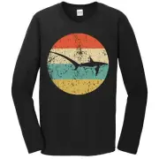 Shark Shirt - Thresher Shark Retro Shark Icon Long Sleeve T-Shirt - Shark Gift