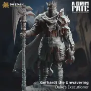 Gerhardt the Unwavering - 3d Printed TTRPG Miniature
