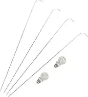 UTHCLO 2Sets Bead Threading Needles Beading Tools for Jewelry Making Easy to Use Crafting Equipment for DIY Bead Projects and Beaded Bowls