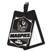 Collingwood Magpies AFL Bag Tag Luggage Suitcase Backpack