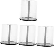 GLSTOY Empty CD Storage Bucket Portable DVD Storage Holder for Discs Material for Organizing and Protecting