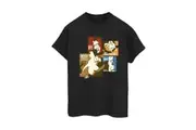 Scooby Doo Womens/Ladies Squares Cotton Boyfriend T-Shirt (Black) - UTBI52936