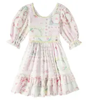 [Patachou] Patachou Botanical Liberty floral cotton dress Y 4 multicoloured