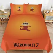 v6735 Bed Sheets Bedding The Incredibles Cartoon Bedding Sets Ultra Soft Skin-Friendly Duvet Cover 3 Piece, Cute Comforter Cover Bed Set for Boys Gir