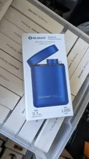 Olight Baton 3 Premium Limited Edition Blue 1200 Lumens New and Sealed w/Holster