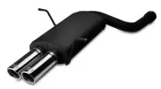 muffler for BMW E46 6 cyl sedan 328i 142kW 1998-2005 Double Tips 70mm