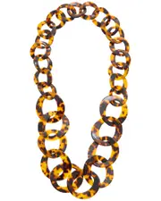 Kenneth Jay Lane 18K Plated Link Necklace