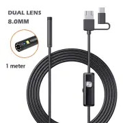 8mm 9 LED Industrial Endoscope 1080P Borescope Inspection Camera