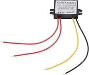 Power Supply Reducer, AC 10-28V to DC 12V Adapter Converter Buck Transformer Voltage Regulator Waterproof Power Module for Car Reducer(5A)