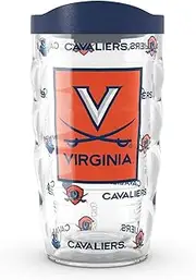 Tervis Virginia Cavaliers - Overtime Made in USA Double Walled Insulated Tumbler Travel Cup Keeps Drinks Cold & Hot, 10oz, Classic