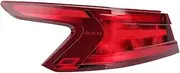 1 Pc Outer Left/Right Tail Light Compatible With Nissan Maxima 2016 2017 2018 Rear Light Driving Lamp Brake Lamp(Outer Left)