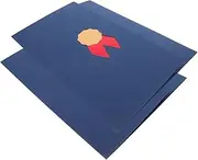 UTHCLO 2pcs Certificate Cover Document Holder Durable Protector for Graduation Diplomas Award Certificates and Achievements Elegant Design