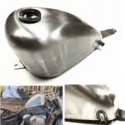 Modified Motorcycle Gas Fuel Tank W/ Oil Cap For Honda shadow 400.750 Silver HA