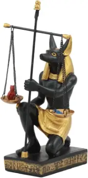 Ebros Classical Egyptian God Of The Afterlife Anubis Holding The Scales of Ju...