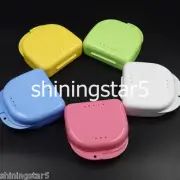 100x Dental Retainer Orthodontic Denture Storage Case Mouthguar Container Box