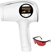 IPL Hair Removal System, 400,000 Flashes Painless Epilator for Women and Men Permanent Light Epilator with Cooling Care Skin Function