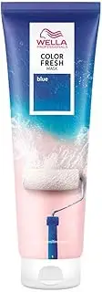 Wella Professionals Color Fresh Mask Blue - Hair Treatment for a Visible Transformation of Hair Colour - Nourishing Tint with Avocado Oil - For Lightened and Light Hair - 150 ml
