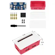 For Raspberry Pi Zero 2W Case Shell Kit 4-Channel USB2.0 Expansion Board Replace
