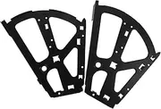 Parliky Flips Frame for Shoe Cabinet Replacement Hinge Metal Construction Space-Saving Black