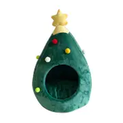 Christmas Tree Kennel Winter Warm Nest Winter Cat House Pet Bed