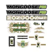 Mongoose - 2001 Expert red frame - Decal set - old school bmx