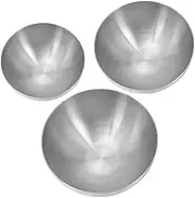ZUNOXAZ 3Pcs Stainless Steel Mixing Bowls Versatile Noodle and Salad Bowls Kitchen Storage Containers for Fruits Vegetables Soup Easy to Clean