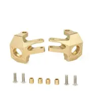 KYX New upgrade Heavy Duty Brass Front Steering Knuckle for Axial SCX10 II 90046