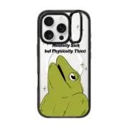 iPhone 16 Pro Impact Ring Stand Case MagSafe Compatible Mentally Sick but Physically Thicc!