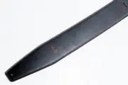 Moody Straps 4.0 Inch Black/Red Leather Standard Tail Gib