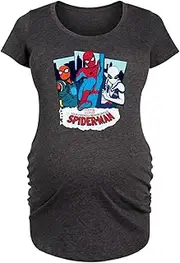 [Marvel] Your Friendly Neighborhood Spider-Man - Spider Suits - Maternity Scoop Neck Graphic T-Shirt