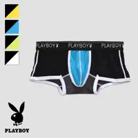 在飛比找蝦皮商城優惠-【PLAYBOY】拼色彈性透氣網布平口褲-SPN825A