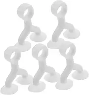 NOLITOY 5pcs Silicone Door Stoppers Sturdy Collision Wall Protectors for Door Knobs No Drill Installation for Bathrooms Kitchens Rvs Safe and Versatile