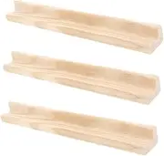 Anneome Minimalist Design Wooden Tile Square Holders Stand Mahjong Board Game Trays Plate Holder Rack