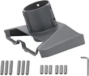 Pole Mount Adapter - Standard Dish Mount Bracket with Extended Socket to 70mm | Aluminum Alloy Bracket, Pipe Mounting Holder for Pole Mount