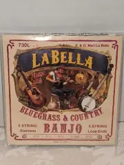 LaBella Banjo 5-String Stainless Steel 730L Bluegrass and Country