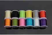 Tigofly 12 pcs 40 Yards Fly Tying Floss Thread 150D Silky Yarns Salmon Trout Fly Fishing Tying line Materials
