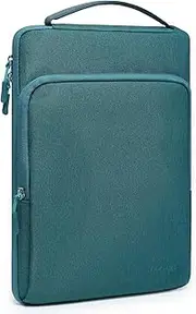 [HYZUO] 14-15 Inch Laptop Bag Sleeve for MacBook Air 15 M4 M3 M2, MacBook Pro 15, XPS 15 Plus, 15" Surface Laptop, Notebook Case for 14" Dell HP Lenovo ThinkPad Asus Acer Huawei, Dark Green