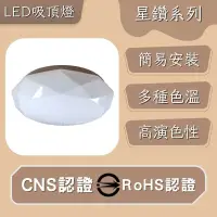 在飛比找松果購物優惠-【彩渝-保固1年】LED 吸頂燈 60W 星空 星鑽 星點 